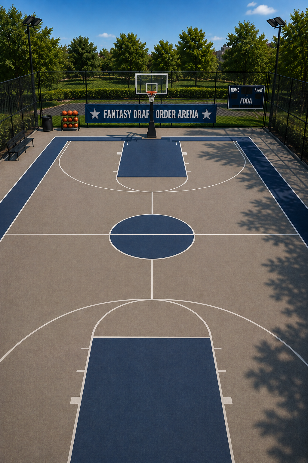 Target Pass practice court